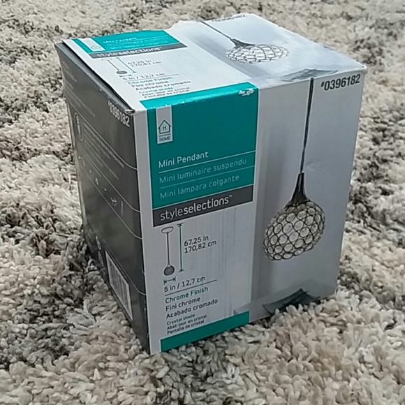 NWT Mini Hanging Chrome Light Pendant - Picture 4 of 4